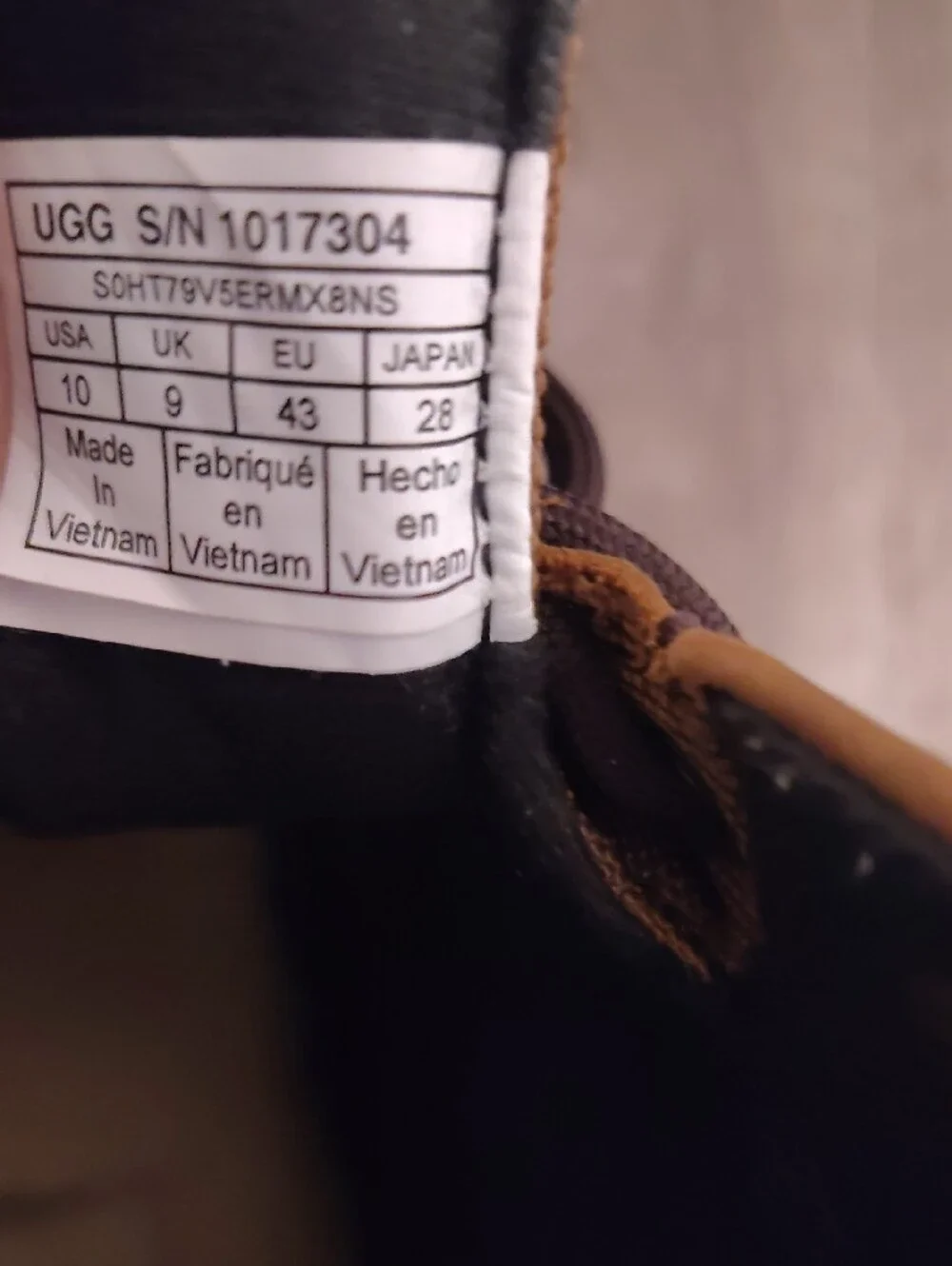 UGG Men's Brown and Black Waterproof Duck Boots